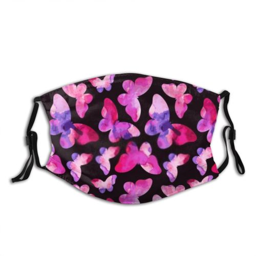 yanfind Abstract Butterfly Elegant Decor Fashion Cute Fantasy Insect Stylish Seamless Sky Feminine Dust Washable Reusable Filter and Reusable Mouth Warm Windproof Cotton Face