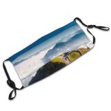 yanfind Idyllic Stanserhorn Daylight Mountain Clouds Village Switzerland Scenery Mountains Grass Misty Alps Dust Washable Reusable Filter and Reusable Mouth Warm Windproof Cotton Face
