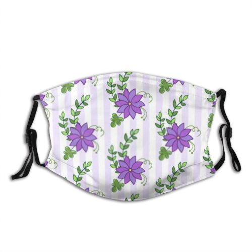 yanfind Garden Decor Polka Cute Dot Shabby Stylish Seamless Cotton Pastel Summer Doodle Dust Washable Reusable Filter and Reusable Mouth Warm Windproof Cotton Face