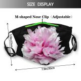 yanfind Plant Elegance Flower Carnation Flower Love Romance Plant Flowers Common Spring Chinese Dust Washable Reusable Filter and Reusable Mouth Warm Windproof Cotton Face