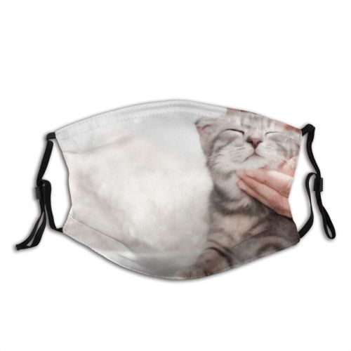 yanfind Comfortable Comfort Lovely Cat Kitty Cute Resting Lazy Dog Owners Relax Baby Dust Washable Reusable Filter and Reusable Mouth Warm Windproof Cotton Face
