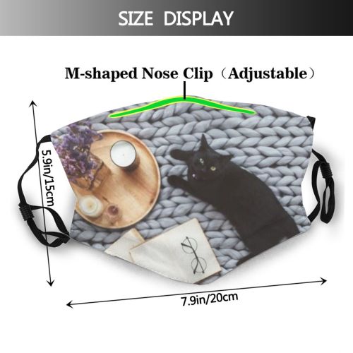 yanfind Comfortable Comfort Decor Yarn Bed Cat Cute Resting Warm Cozy Tray Lazy Dust Washable Reusable Filter and Reusable Mouth Warm Windproof Cotton Face