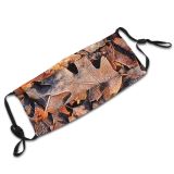 yanfind Winter Maple Eco Autumn Woody Leave Maple Plant Wood Plane Leaf Forest Dust Washable Reusable Filter and Reusable Mouth Warm Windproof Cotton Face