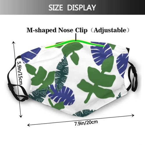 yanfind Abstract Isolated Bali Multicolored Cute Hawaii Trendy Pastel Doodle Simple Endless Scribble Dust Washable Reusable Filter and Reusable Mouth Warm Windproof Cotton Face