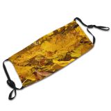 yanfind Maple Autumn Golden Woody October Leaves Maple Colorful Fall Plant Canadian Rybson Dust Washable Reusable Filter and Reusable Mouth Warm Windproof Cotton Face