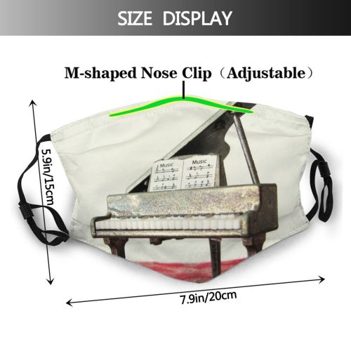 yanfind Piece Device Piano Spinet Electronic Grand Compose Tune Keyboard Mini Jazz Pop Dust Washable Reusable Filter and Reusable Mouth Warm Windproof Cotton Face