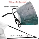 yanfind Idyllic Shore Foliage Amazing Daylight Calm Park Flora Peace Greenery Highland Tranquil Dust Washable Reusable Filter and Reusable Mouth Warm Windproof Cotton Face