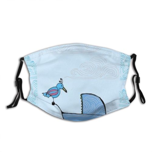yanfind Bird Born Cute Announcement Birth Sky Child Baby Design Shower Gift Scrapbook Dust Washable Reusable Filter and Reusable Mouth Warm Windproof Cotton Face