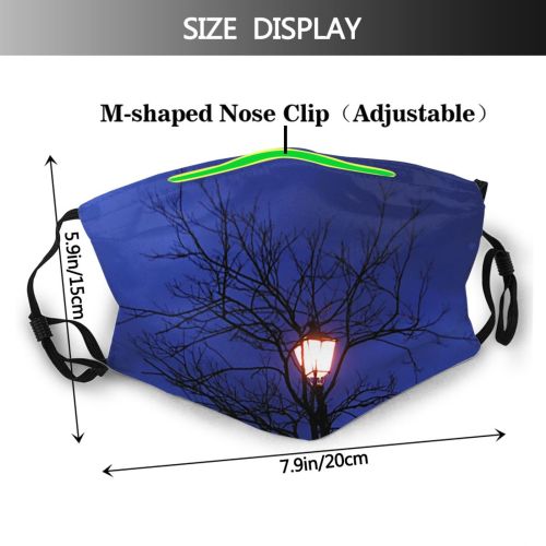 yanfind Winter Lamp Lighting Night Sky Plant Twig Tree Dark Light Branch Tree Dust Washable Reusable Filter and Reusable Mouth Warm Windproof Cotton Face