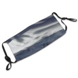 yanfind Ice Overcast Glacier Daylight Storm Mountain Tyrol Time Clouds Scenery Majestic Capped Dust Washable Reusable Filter and Reusable Mouth Warm Windproof Cotton Face