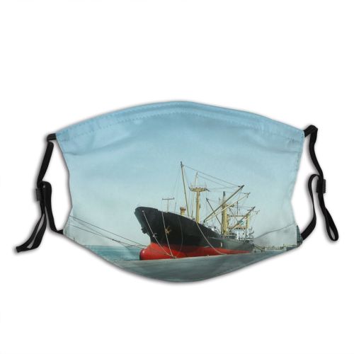 yanfind Freight Vehicle Ship Handymax Port Ship Oceanliner Watercraft Dock Cargo Naval Liner Dust Washable Reusable Filter and Reusable Mouth Warm Windproof Cotton Face