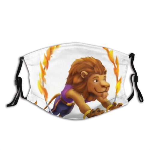 yanfind Isolated Ring Performer Little Sport Actor Cute Fire Jump Flame Acrobat Risk Dust Washable Reusable Filter and Reusable Mouth Warm Windproof Cotton Face