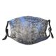 yanfind Sky Plant Tree Branch Plant Frost Winter Natural Freezing Snow Woody Snow Dust Washable Reusable Filter and Reusable Mouth Warm Windproof Cotton Face