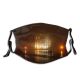 yanfind Fog Lighting Waterway Night Sky Reflection Light Atmospheric Venice Darkness Dust Washable Reusable Filter and Reusable Mouth Warm Windproof Cotton Face