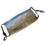 yanfind Foothills Natural Wilderness Canyon Vegetation Mountain Landscape Plant Sabino Community Landforms Mountainous Dust Washable Reusable Filter and Reusable Mouth Warm Windproof Cotton Face