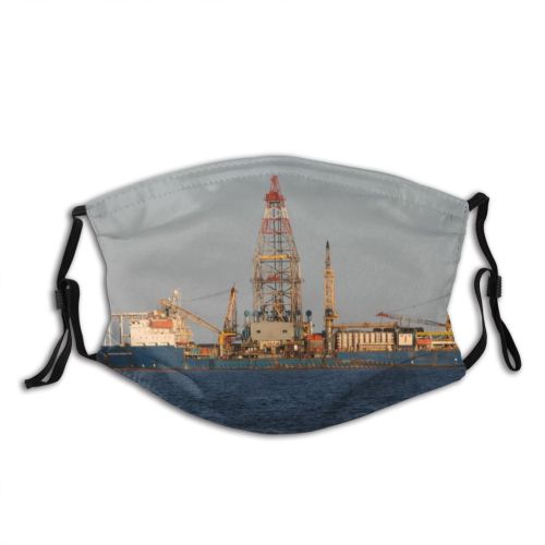 yanfind Offshore Vehicle Jackup Offloading Storage Palmas Drilling Sea Harbour Rig Ship Semi Dust Washable Reusable Filter and Reusable Mouth Warm Windproof Cotton Face