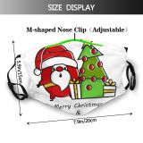 yanfind Noel Santa Kawaii Linear Christmas Cute Xmas Jump Bag Variety Winter Suit Dust Washable Reusable Filter and Reusable Mouth Warm Windproof Cotton Face