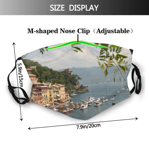 yanfind Money Town Harbor Transportation Waterway Fashion Vips Coast Marina Tree Boat Sea Dust Washable Reusable Filter and Reusable Mouth Warm Windproof Cotton Face