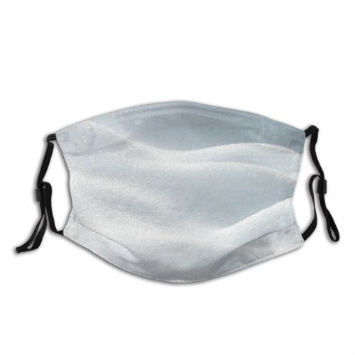 yanfind Winter Texture Cloud Geological Sky Winter Freezing Snow Reflection Colour Dust Washable Reusable Filter and Reusable Mouth Warm Windproof Cotton Face