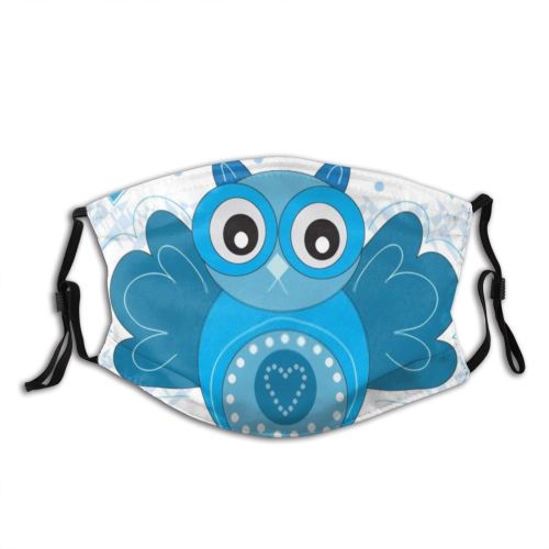 yanfind Childish Bird Decor Ear Fashion Comic Cute Colorful Academic Cheerful Figure Wings Dust Washable Reusable Filter and Reusable Mouth Warm Windproof Cotton Face