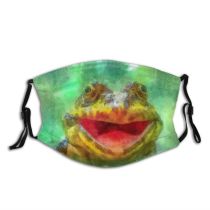 yanfind Isolated Smile Happiness Young Life Little Comic Cute Colorful Muzzle Wildlife Frog Dust Washable Reusable Filter and Reusable Mouth Warm Windproof Cotton Face