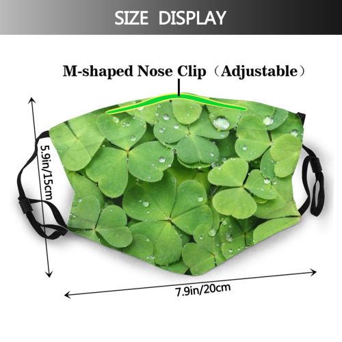 yanfind Plant Annual Flower Drip Sorrel Plant Drop Good Clover Leaf Dutch Flowering Dust Washable Reusable Filter and Reusable Mouth Warm Windproof Cotton Face