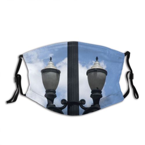 yanfind Street Lamp Old Sky Fixture Place Electric Sun Cloud Security Sky Lighting Dust Washable Reusable Filter and Reusable Mouth Warm Windproof Cotton Face