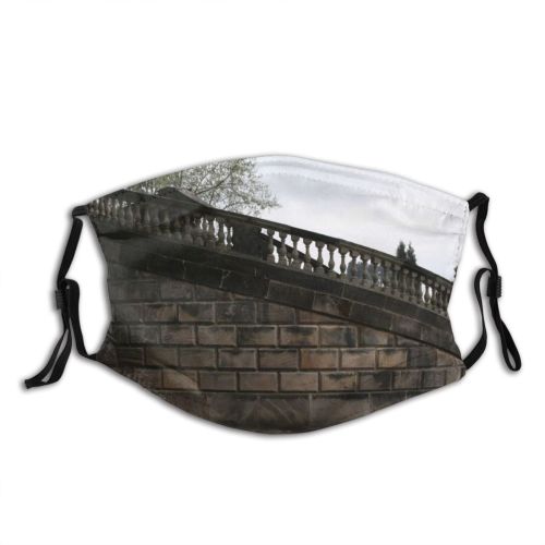 yanfind Wall England Hall Stairs Building Wall Architecture Derbyshire Stone Rock Historic Keddleston Dust Washable Reusable Filter and Reusable Mouth Warm Windproof Cotton Face