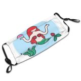 yanfind Crazy Pin Cute Mermaid Fantasy Cheerful Doodle Simple Vintage Design Pretty Quirky Dust Washable Reusable Filter and Reusable Mouth Warm Windproof Cotton Face