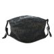 yanfind Ice Glacier Daylight Night Frosty Mountain Snowy Icy Peaks Frozen Capped Altitude Dust Washable Reusable Filter and Reusable Mouth Warm Windproof Cotton Face