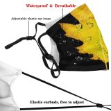 yanfind Maple Autumn Woody Leaves Maple Calm Fall Autumnal Plant Wood Plane Leaf   Dust Washable Reusable Filter and Reusable Mouth Warm Windproof Cotton Face
