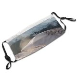 yanfind Ice Glacier Daylight Hike Dawn Mountain Climb Covered Exploration High Mountains Winter Dust Washable Reusable Filter and Reusable Mouth Warm Windproof Cotton Face