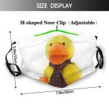 yanfind Tie Duck Fashion Knot Necktie Ducks Ducky Cloth Comp Stuffed Accessory Geese Dust Washable Reusable Filter and Reusable Mouth Warm Windproof Cotton Face