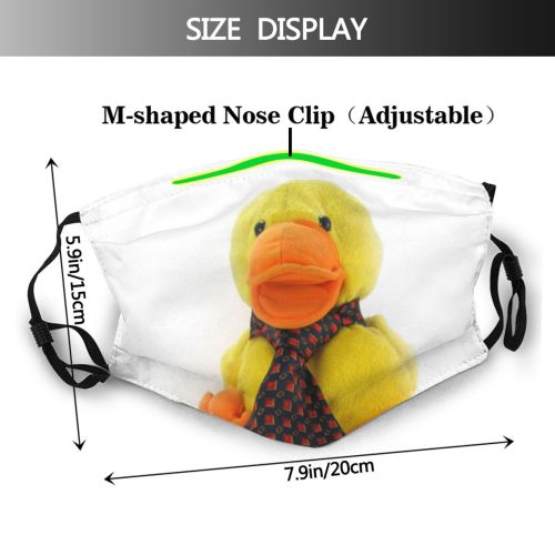 yanfind Tie Duck Fashion Knot Necktie Ducks Ducky Cloth Comp Stuffed Accessory Geese Dust Washable Reusable Filter and Reusable Mouth Warm Windproof Cotton Face