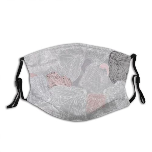 yanfind Abstract Elegant Decor Fashion Swirl Cute Dot Stylish Seamless Lily Trendy Indian Dust Washable Reusable Filter and Reusable Mouth Warm Windproof Cotton Face