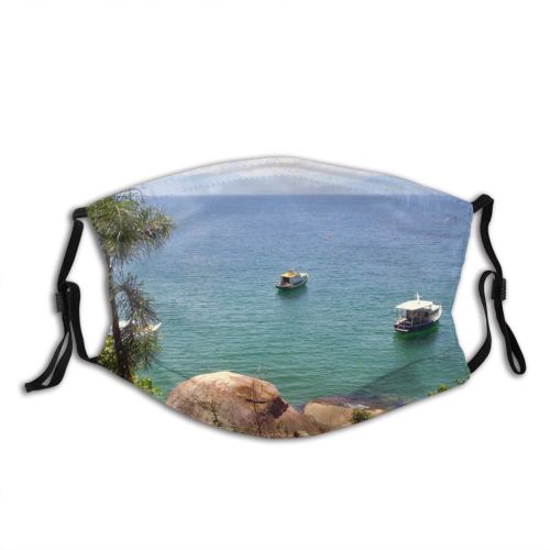 yanfind Dos Sky Natural Angra Coast Brazil Landscape Sea Sky Reis Ocean Janeiro Dust Washable Reusable Filter and Reusable Mouth Warm Windproof Cotton Face