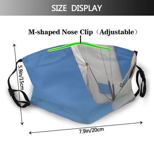 yanfind Sail Transportation Sail Lake Sailboat Boat Sailing Sky Vehicle Boating Recreation Boat Dust Washable Reusable Filter and Reusable Mouth Warm Windproof Cotton Face