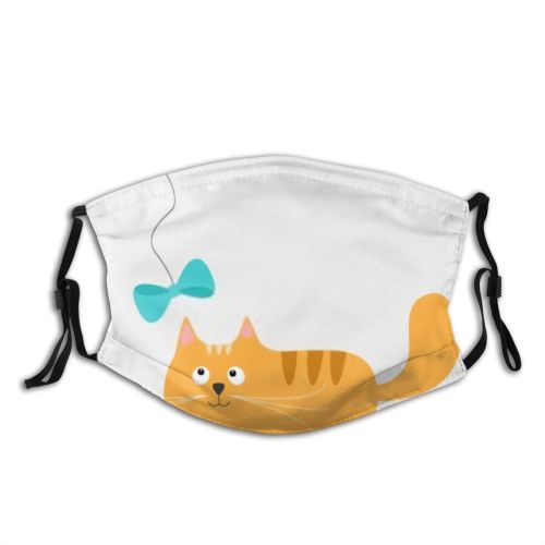 yanfind Isolated Congratulation Decor Little Cat Game Cute Kitty Meow Striped Kid Child Dust Washable Reusable Filter and Reusable Mouth Warm Windproof Cotton Face