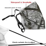 yanfind Winter Frozen Spring Cityscpae Stem Idyllic Woody Landscape Plant Branch River Twig Dust Washable Reusable Filter and Reusable Mouth Warm Windproof Cotton Face