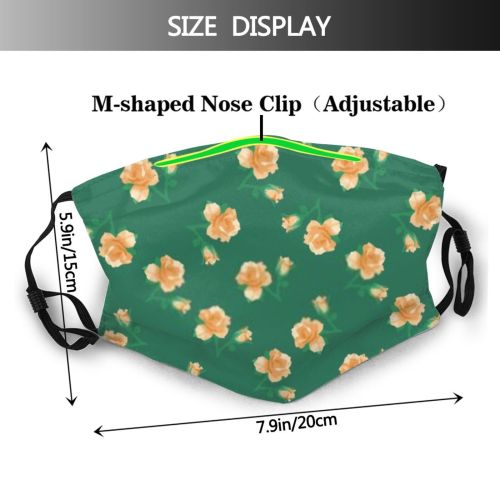 yanfind Abstract Elegant Fashion Cute Seamless Feminine Cloth Summer Elegance Endless Vintage Female Dust Washable Reusable Filter and Reusable Mouth Warm Windproof Cotton Face