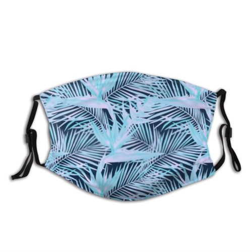 yanfind Isolated Garden Strelitzia Fashion Striped Cute Hawaii Seamless Colorful Wildlife Summer Palm Dust Washable Reusable Filter and Reusable Mouth Warm Windproof Cotton Face