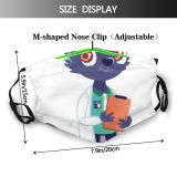 yanfind Diagnosis Isolated Smile Young Artwork Cat Kitty Cute Customizable Student Doctor Figure Dust Washable Reusable Filter and Reusable Mouth Warm Windproof Cotton Face