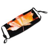 yanfind Maple Autumn Woody Leaves Maple Calm Fall Autumnal Plant Wood Plane Leaf   Dust Washable Reusable Filter and Reusable Mouth Warm Windproof Cotton Face