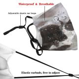 yanfind Fur Young Striped Cat Cute Box Big Fence Winter Fangs Beautiful Eyed Dust Washable Reusable Filter and Reusable Mouth Warm Windproof Cotton Face