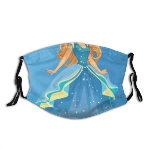 yanfind Isolated Romance Lovely Fashion Carnival Cute Fantasy Tale Girlfriend Dress Wonderland Magic Dust Washable Reusable Filter and Reusable Mouth Warm Windproof Cotton Face
