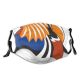 yanfind Isolated Garden Japanese Bird Stylized Picture Mandarin Cute Feather Peace Natural Wildlife Dust Washable Reusable Filter and Reusable Mouth Warm Windproof Cotton Face