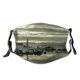 yanfind Cloud Lake Landscape Scenery Sky Tree Reflection Morning Natural Atmospheric Evening Snow Dust Washable Reusable Filter and Reusable Mouth Warm Windproof Cotton Face