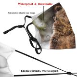 yanfind Grand Wild Care Tree Snow Forest Wilderness Wyoming Wildlife USA Park Teton Dust Washable Reusable Filter and Reusable Mouth Warm Windproof Cotton Face