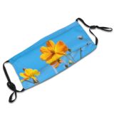 yanfind  Sky Botany Flower Garden Vibrant  ness Plant Sunflowers Cosmos Bipinnatus Dust Washable Reusable Filter and Reusable Mouth Warm Windproof Cotton Face