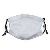 yanfind Ice Design Frost Fantasy Moving Like Snow Wind Contrasts Abstract Comparison Focus Dust Washable Reusable Filter and Reusable Mouth Warm Windproof Cotton Face